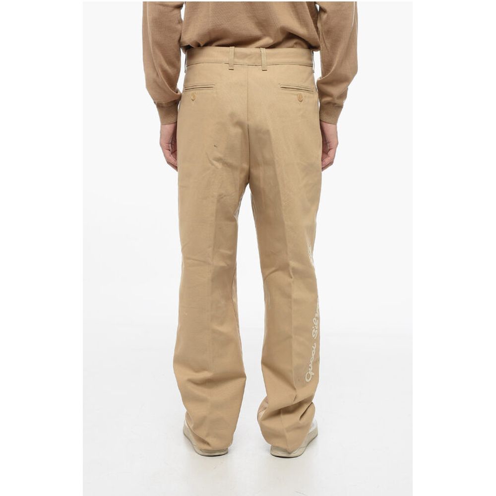 Cotton SIL VOUS PLAIT Chinos Pants