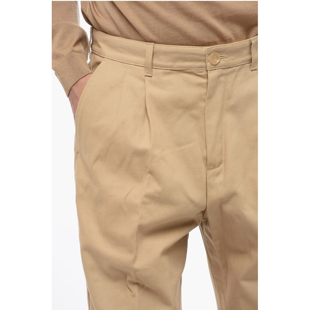 Cotton SIL VOUS PLAIT Chinos Pants
