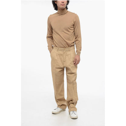 Cotton SIL VOUS PLAIT Chinos Pants