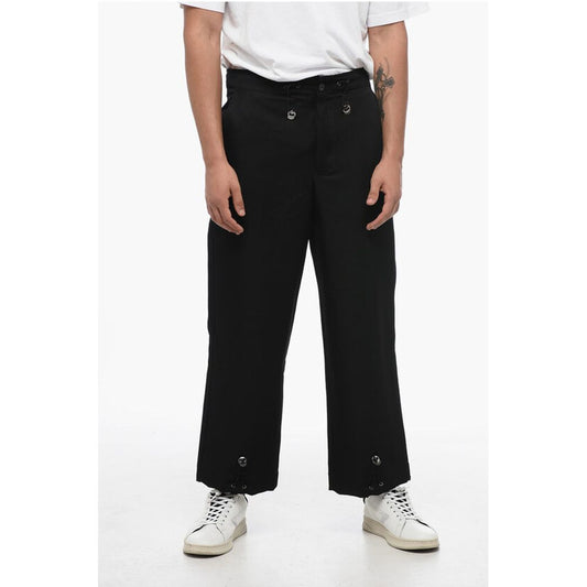 EMPORIO 3-Pocket Pants with Drawstringed Waist and Ankles