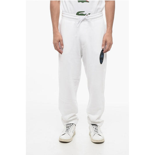 EMPORIO RESORT Cotton Sweatpants with Embroidered Patch