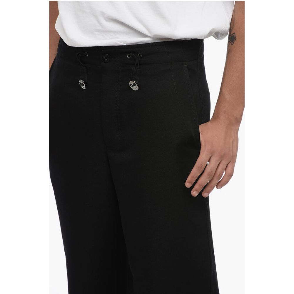 EMPORIO 3-Pocket Pants with Drawstringed Waist and Ankles