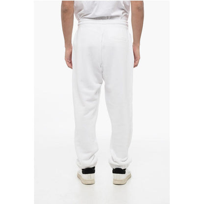EMPORIO RESORT Cotton Sweatpants with Embroidered Patch