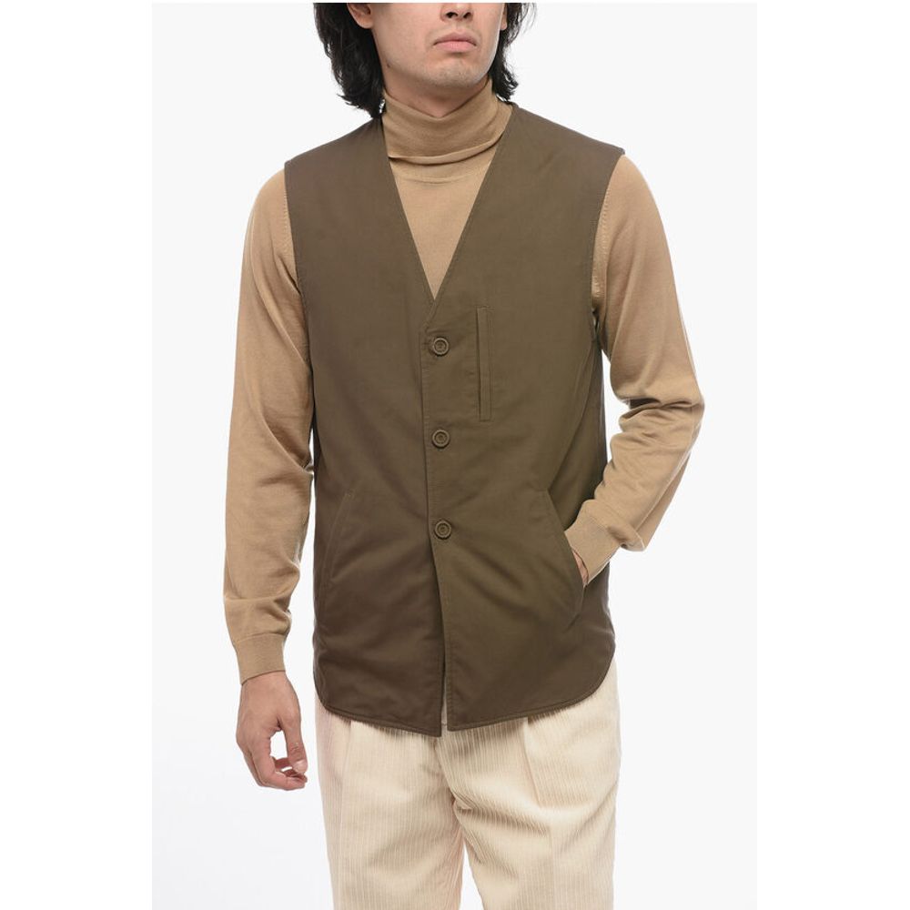 Cotton Jacket With Vest