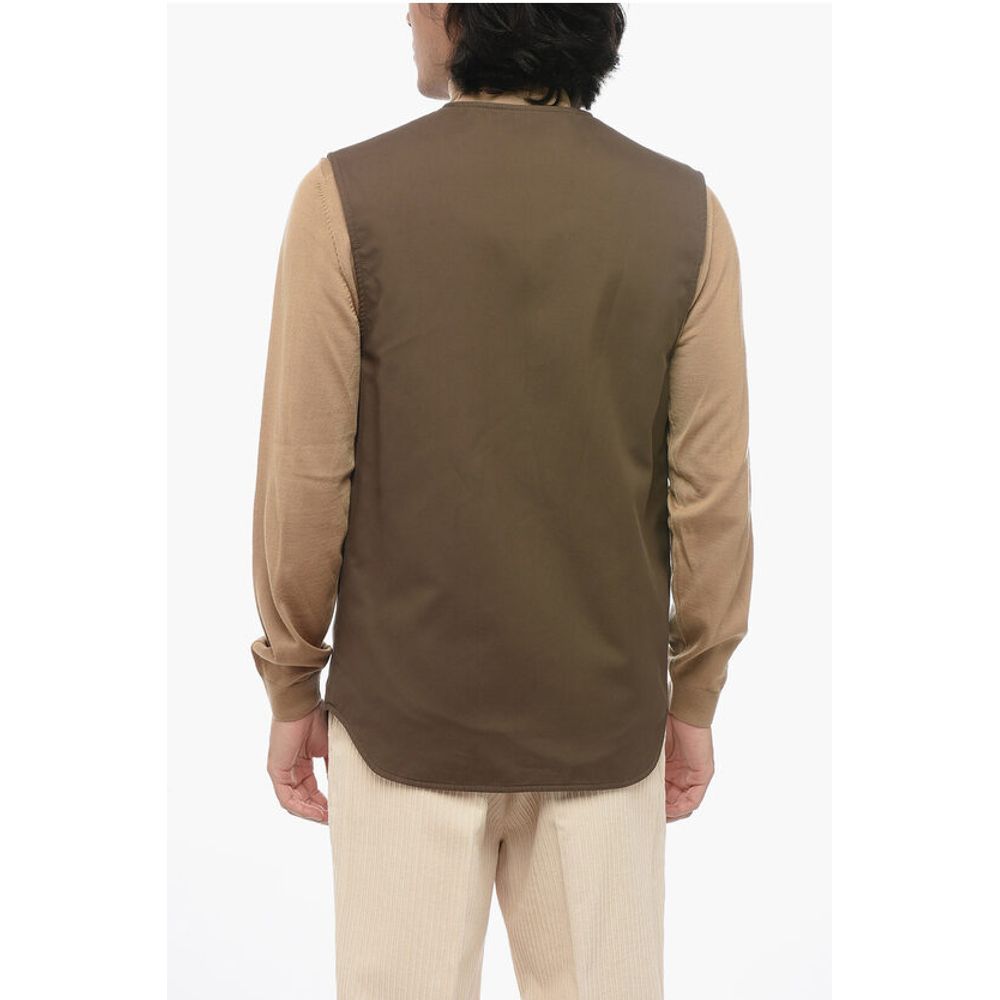 Cotton Jacket With Vest