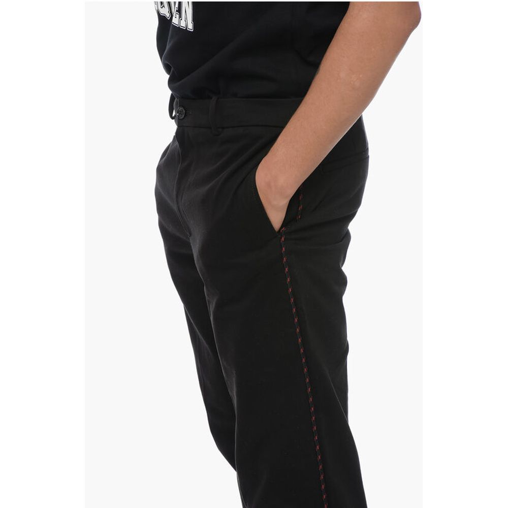 Cotton Chinos Pants with Side Lanyard