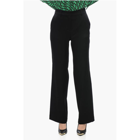 Pantaloni Satin with Flared-Fit