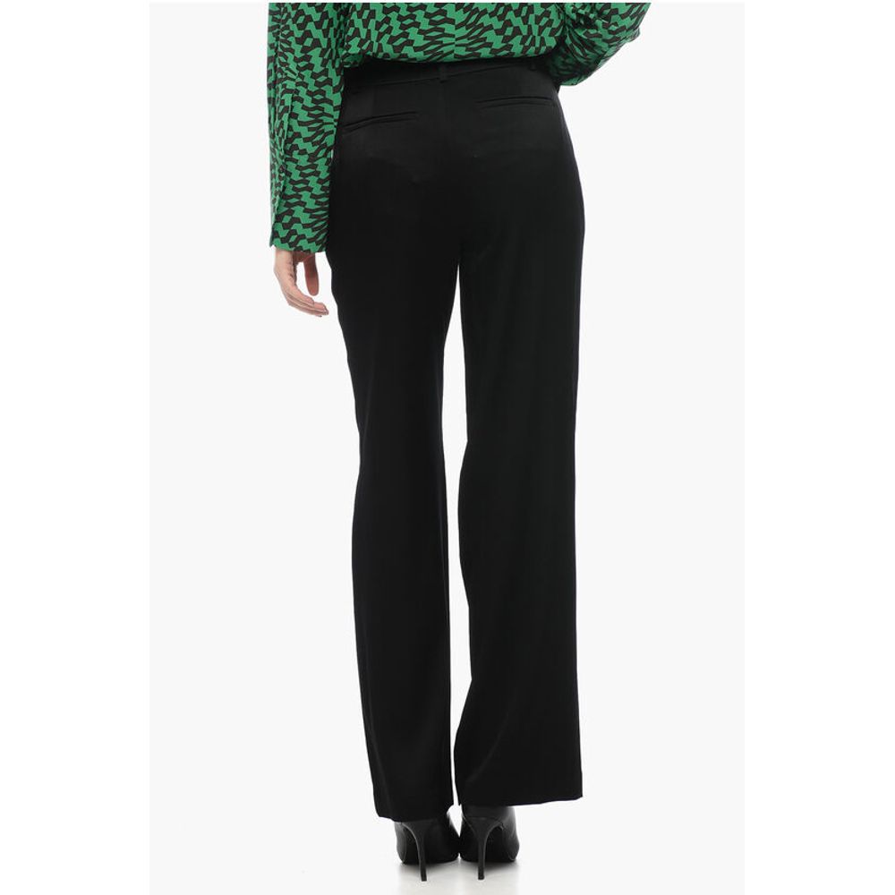 Pantaloni Satin with Flared-Fit