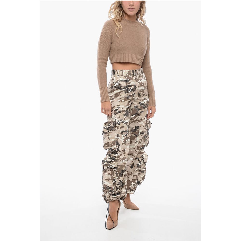 Cargo Pants with Camou Pattern