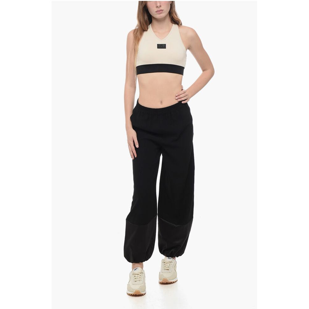 EMPORIO Balloon Fit Pants with Satin Bottom