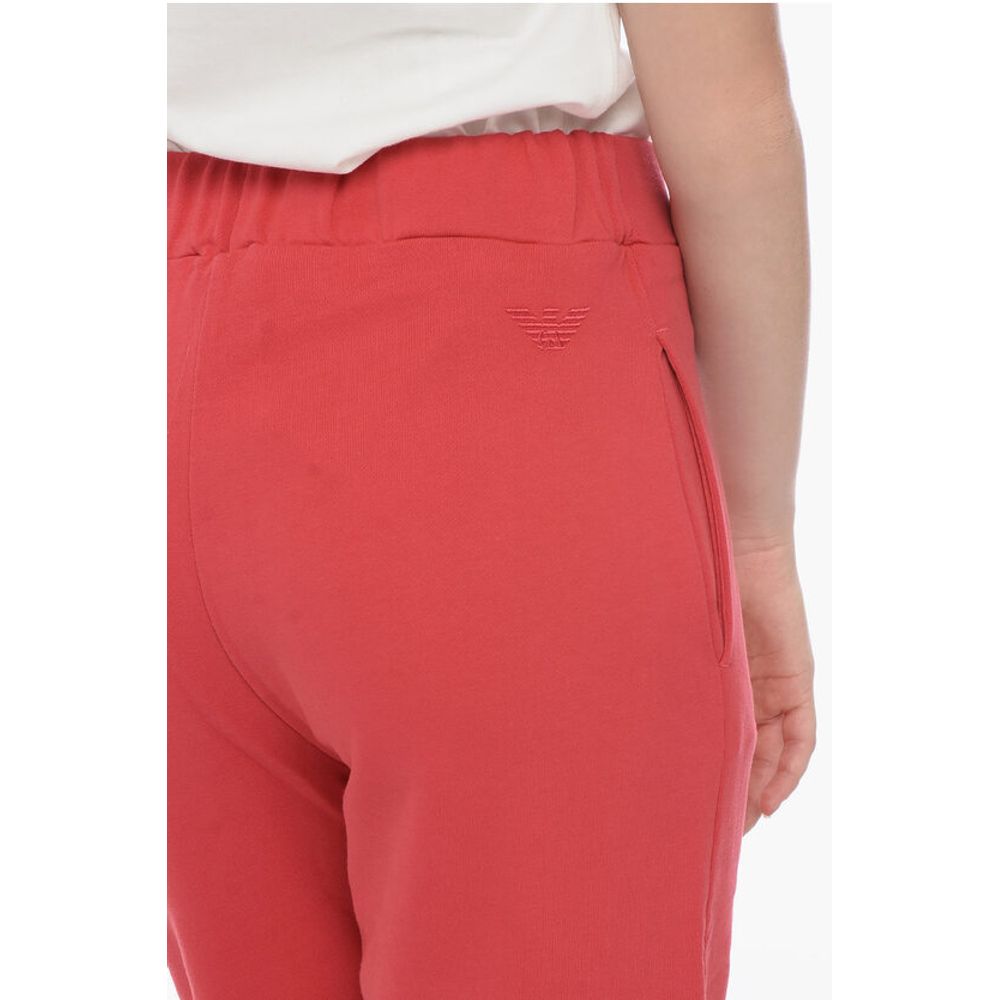 EMPORIO Brushed Cotton Sweatpants with Flush Pockets