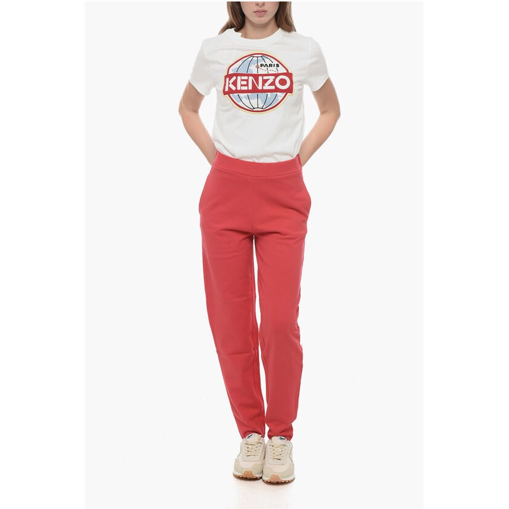 EMPORIO Brushed Cotton Sweatpants with Flush Pockets
