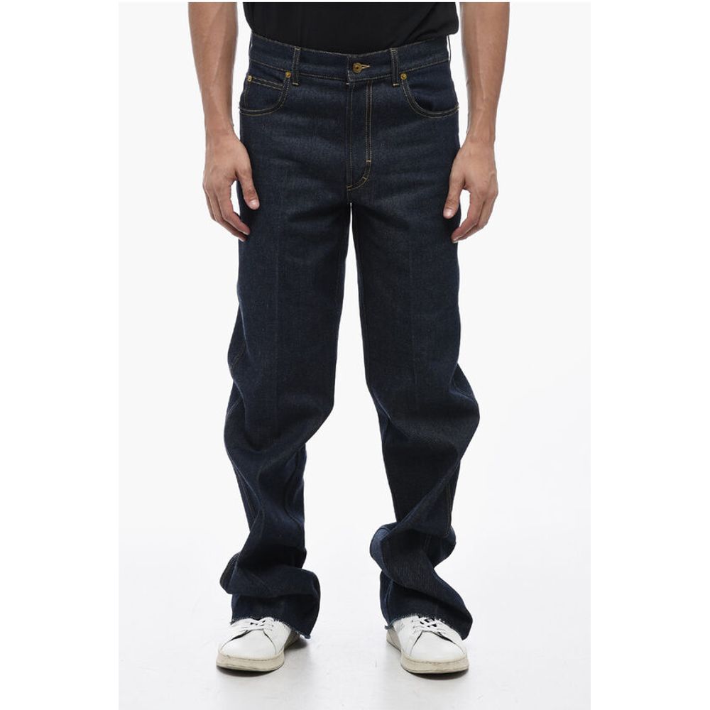 Dark Wash Cotton Straight Fit Denims 25cm