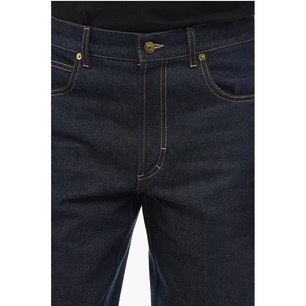 Dark Wash Cotton Straight Fit Denims 25cm