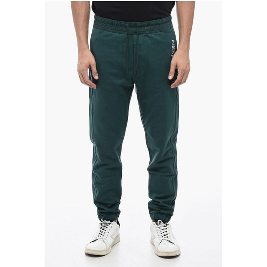 Brushed Cotton Sweatpants with Cuffs