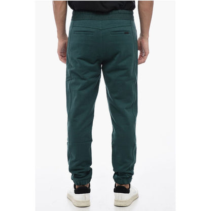Brushed Cotton Sweatpants with Cuffs