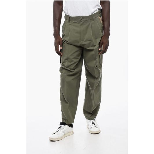 Cotton Ripstop Cargo Pants with Monogram Fabric Inserts