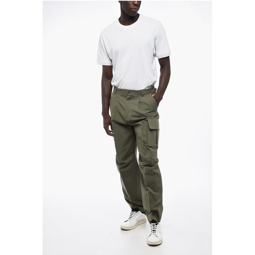 Cotton Ripstop Cargo Pants with Monogram Fabric Inserts