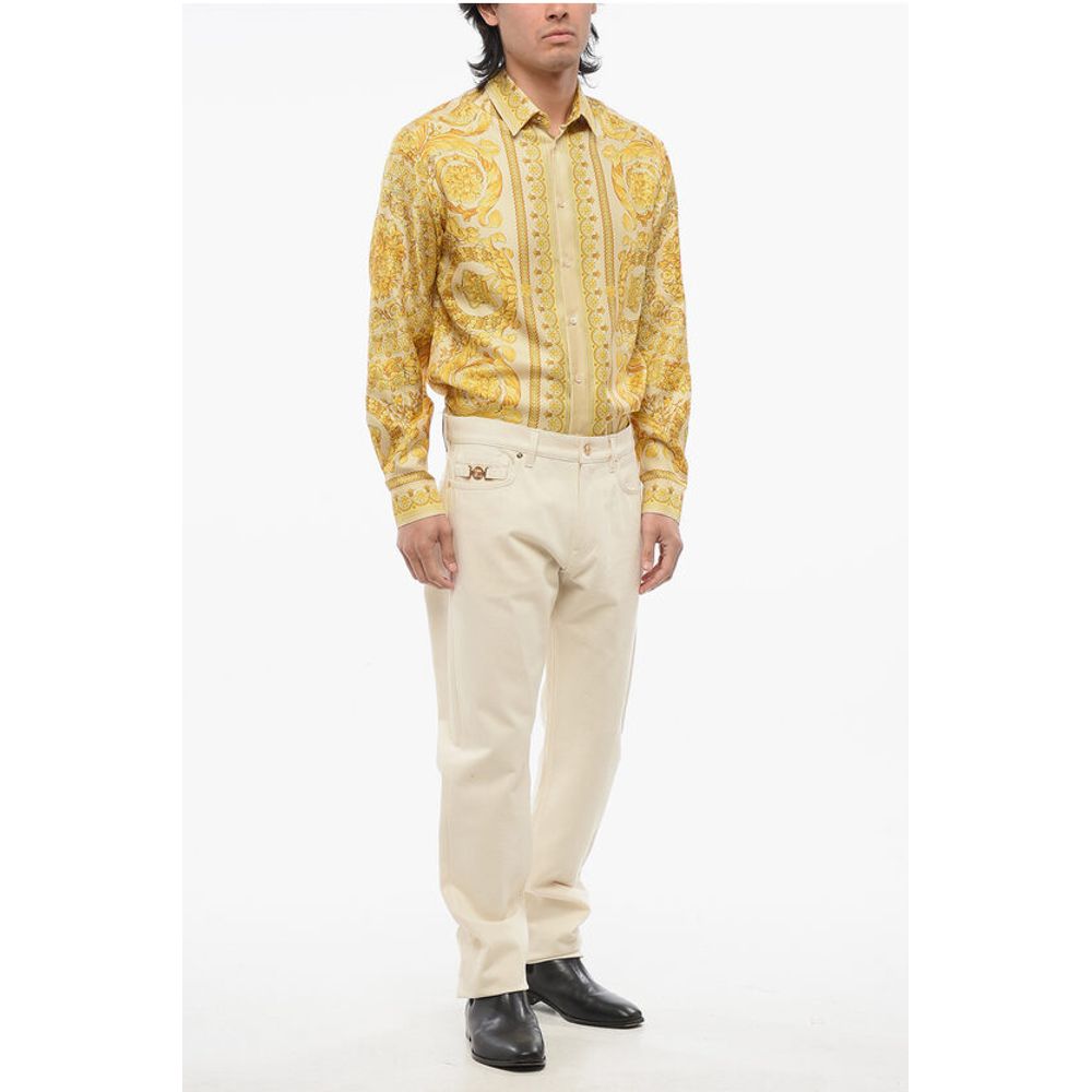 Relaxed Fit Denims with MEDUSA Logo Detail 20,5cm