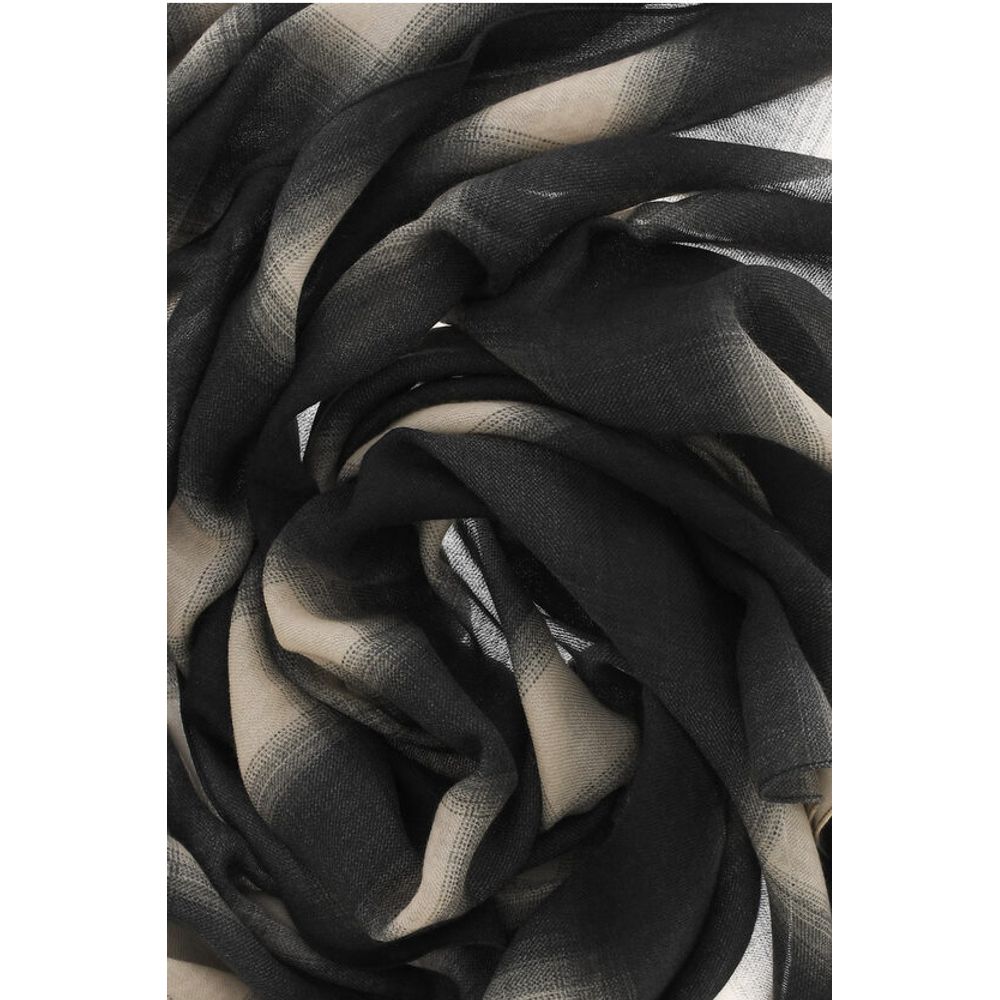 Check Cashmere Scarf