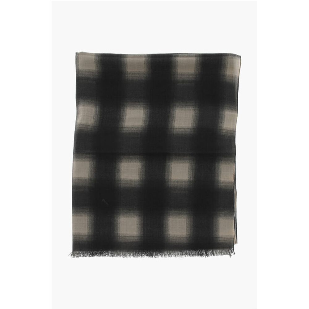 Check Cashmere Scarf