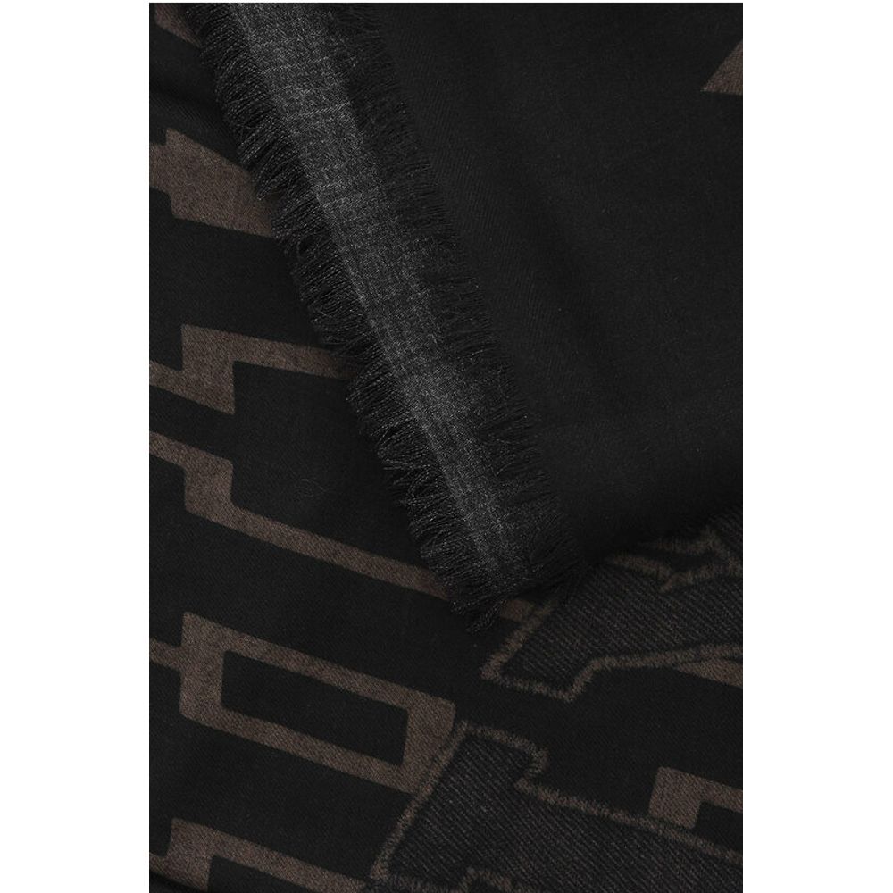 Two-Tone Foulard With Fringes