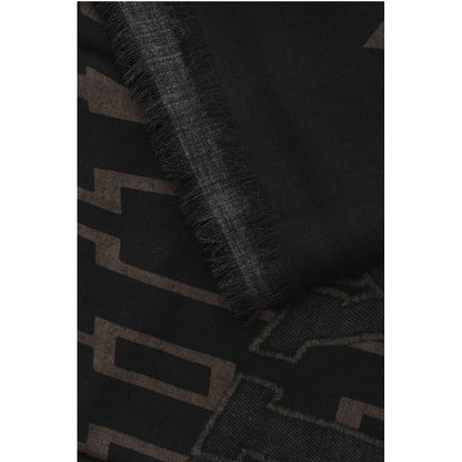 Two-Tone Foulard With Fringes