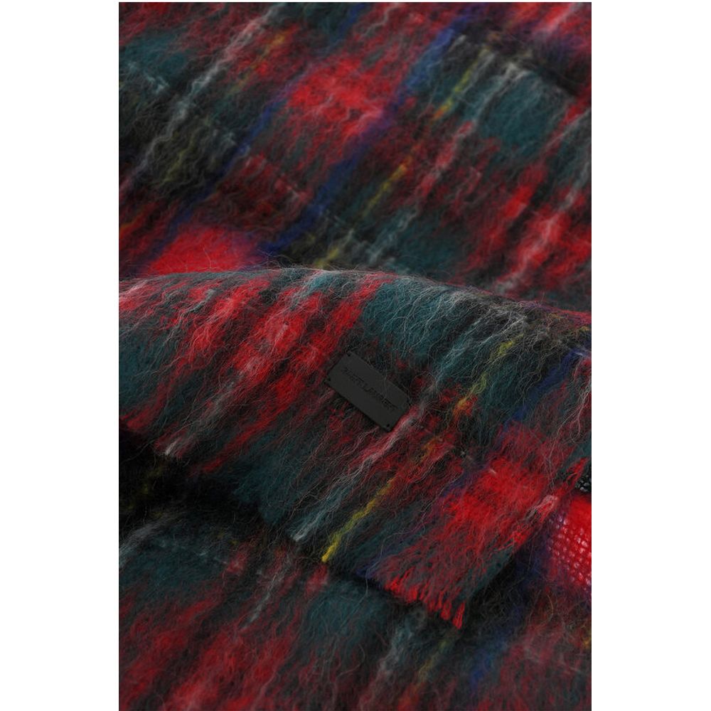 Multicolor Mohair Blend Scarf