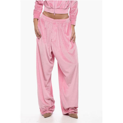 Chenille Pants With Drawstings