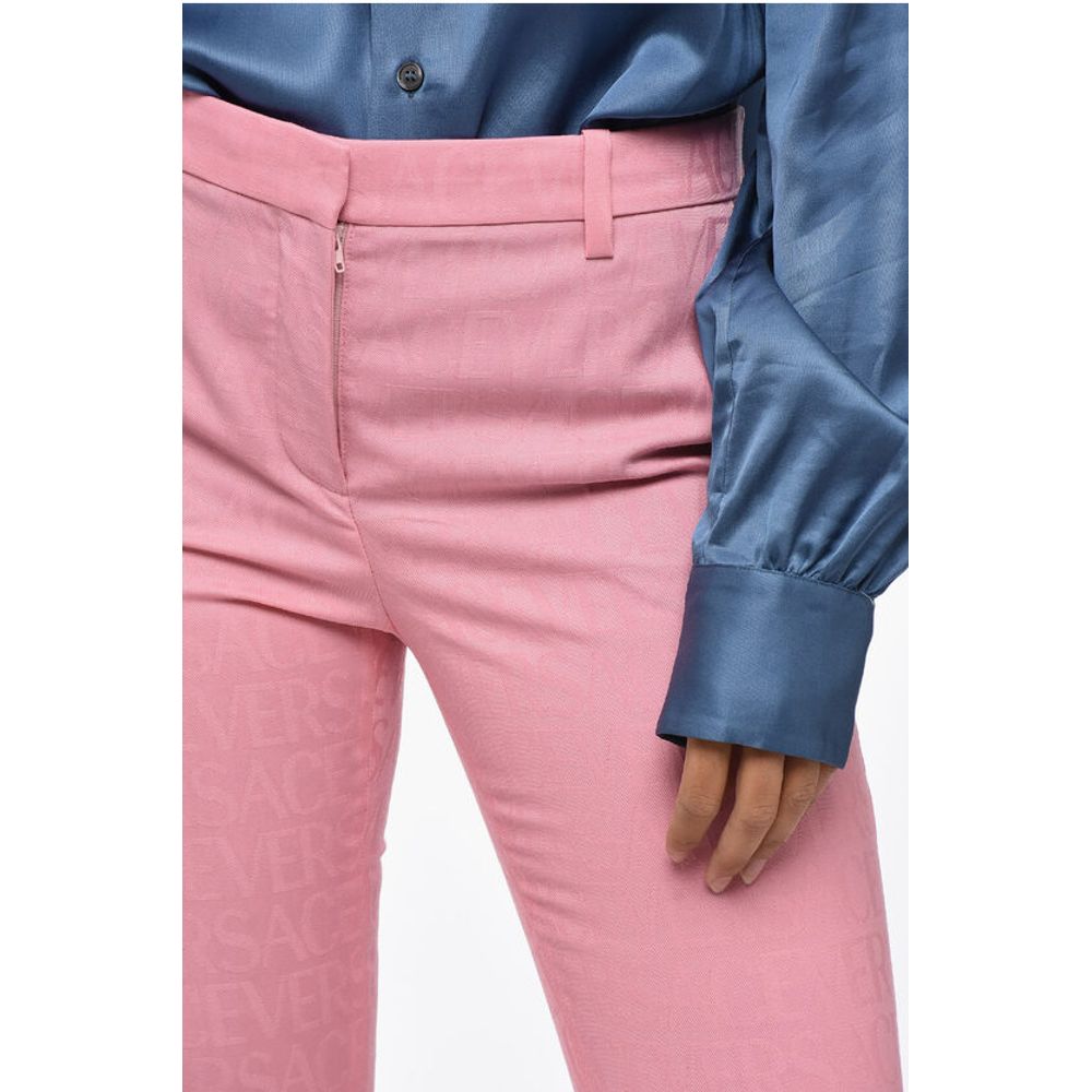 Jacquard Allover Logo Pants