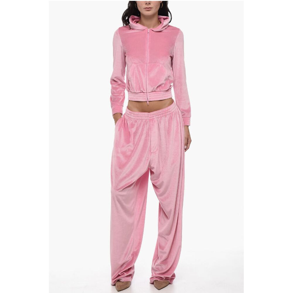 Chenille Pants With Drawstings
