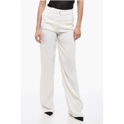 Straight Fit Double Fabric Pants