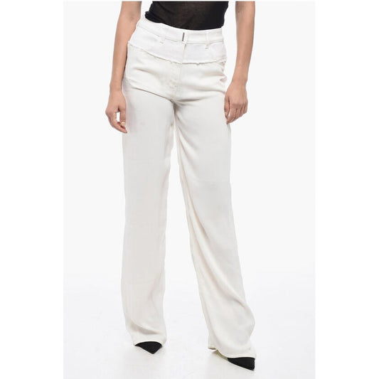 Straight Fit Double Fabric Pants