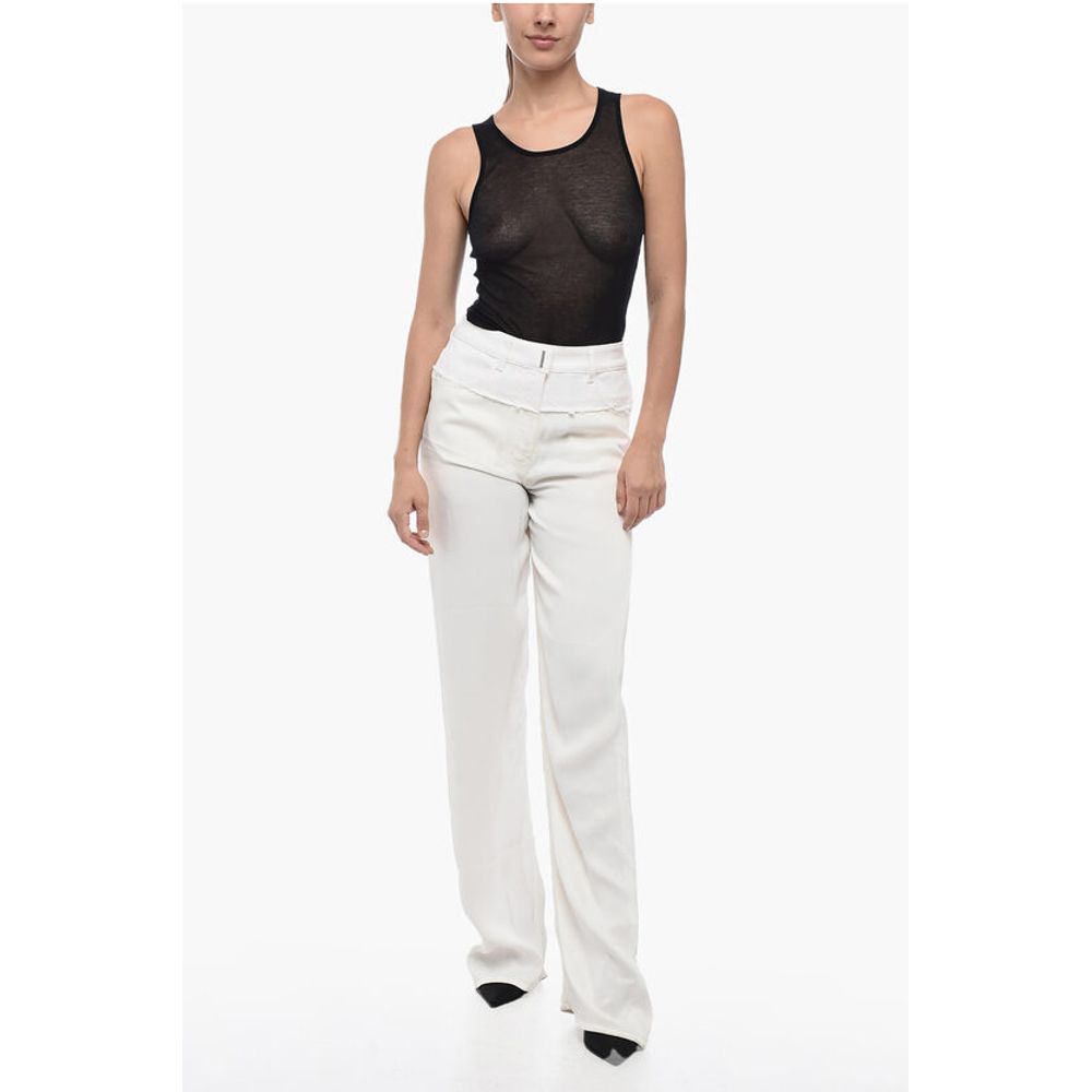 Straight Fit Double Fabric Pants