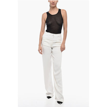 Straight Fit Double Fabric Pants