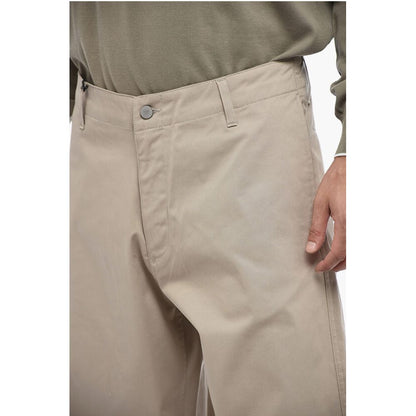 EMPORIO Stretchy Cotton Wide-Leg Pants