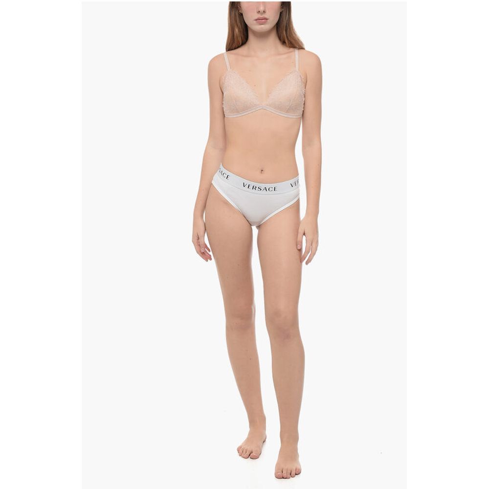 EMPORIO Lace Triangle Bra with Lurex Trims