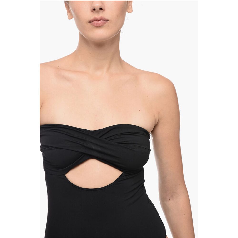 Strapless TATUM One-Piece Swimsuit with Cut-Out Detail
