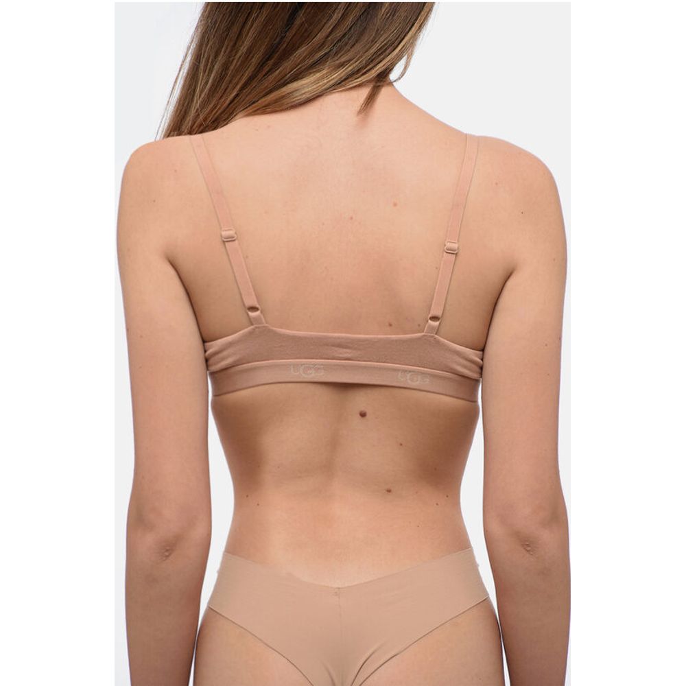 Solid Color FRANCIS Triangle Bra with Logoed Band