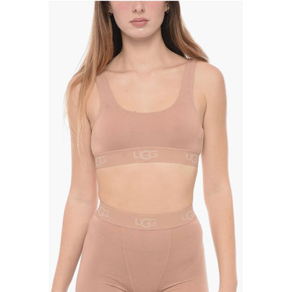 Solid Color GWENDOLYNN Bra with Logoed Band