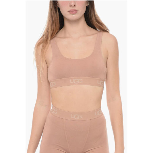 Solid Color GWENDOLYNN Bra with Logoed Band
