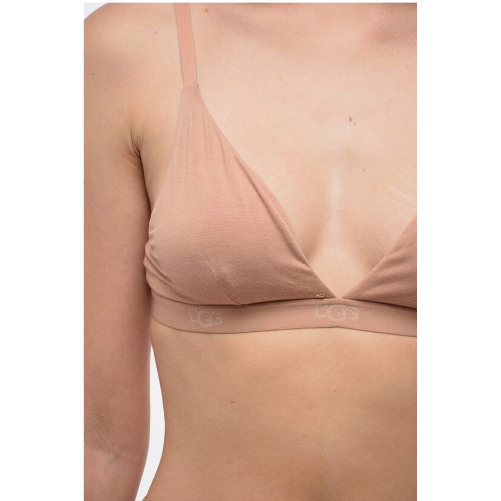 Solid Color FRANCIS Triangle Bra with Logoed Band