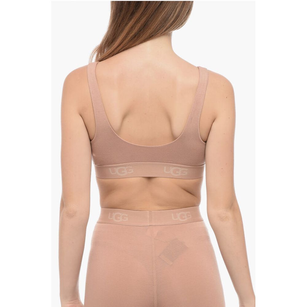 Solid Color GWENDOLYNN Bra with Logoed Band