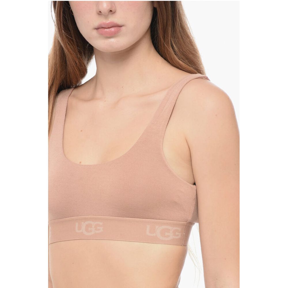 Solid Color GWENDOLYNN Bra with Logoed Band