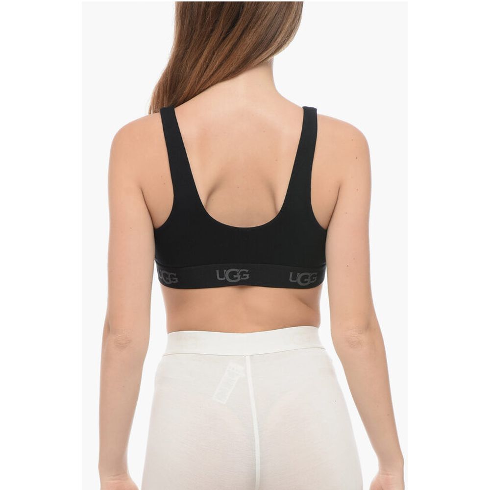 Solid Color GWENDOLYNN Bra with Logoed Band