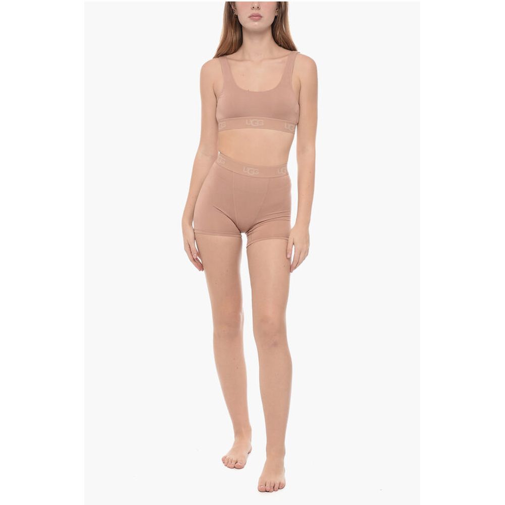 Solid Color GWENDOLYNN Bra with Logoed Band