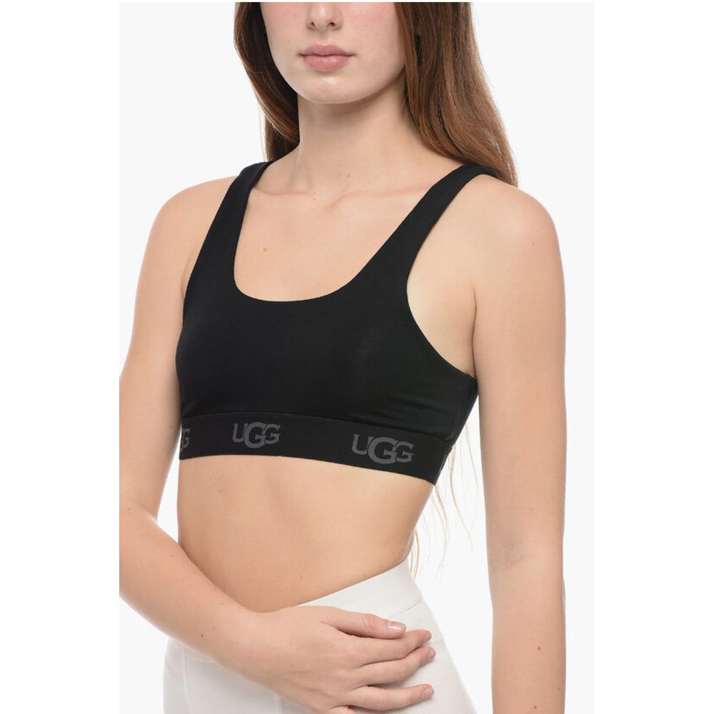 Solid Color GWENDOLYNN Bra with Logoed Band