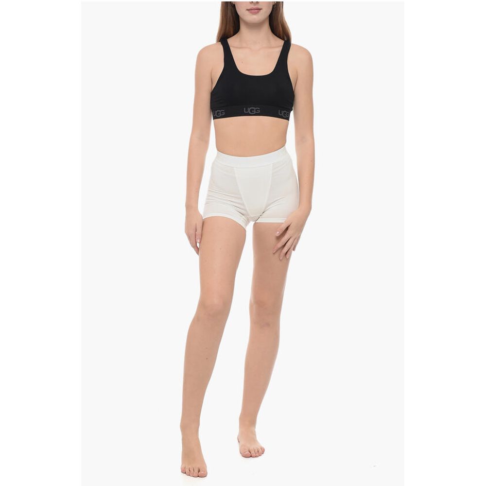 Solid Color GWENDOLYNN Bra with Logoed Band