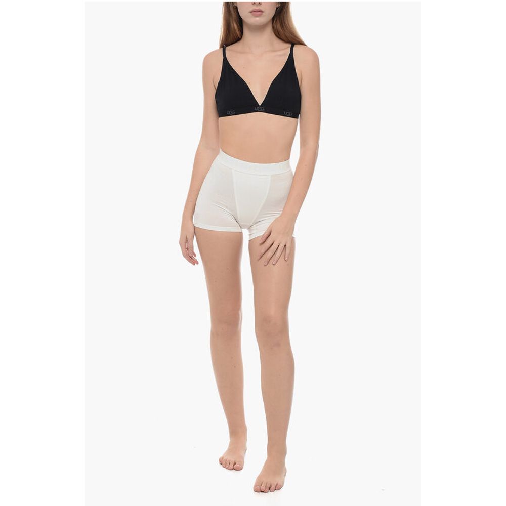 Solid Color FRANCIS Triangle Bra with Logoed Band