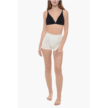 Solid Color FRANCIS Triangle Bra with Logoed Band